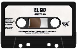 Cartridge artwork for Cid, El on the Amstrad CPC.
