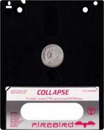 Cartridge artwork for Collapse on the Amstrad CPC.