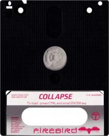 Cartridge artwork for Collapse on the Amstrad CPC.