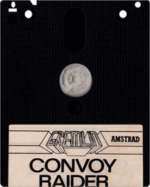 Cartridge artwork for Convoy Raider on the Amstrad CPC.