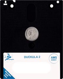 Cartridge artwork for Count Duckula 2 Featuring Tremendous Terence on the Amstrad CPC.