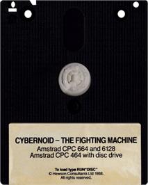 Cartridge artwork for Cybernoid: The Fighting Machine on the Amstrad CPC.