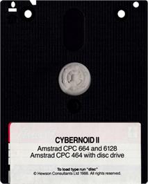 Cartridge artwork for Cybernoid 2: The Revenge on the Amstrad CPC.