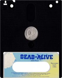 Cartridge artwork for Dead Or Alive on the Amstrad CPC.