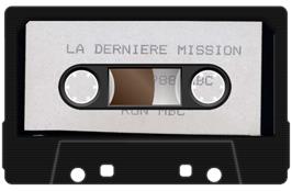 Cartridge artwork for Dernière Mission, La on the Amstrad CPC.