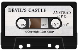 Cartridge artwork for Devil's Castle on the Amstrad CPC.