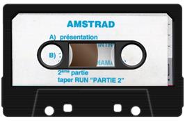 Cartridge artwork for Diamant De L'ile Maudite, Le on the Amstrad CPC.