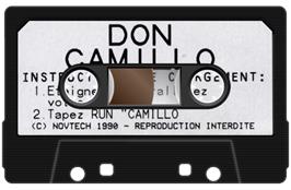 Cartridge artwork for Dom Camillo on the Amstrad CPC.
