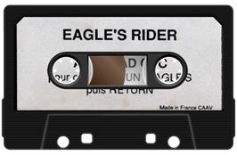Cartridge artwork for Eagle's Rider on the Amstrad CPC.