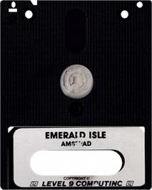 Cartridge artwork for Emerald Isle on the Amstrad CPC.