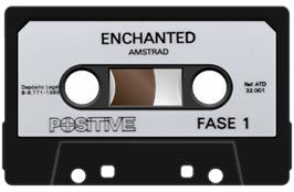 Cartridge artwork for Enchanted on the Amstrad CPC.