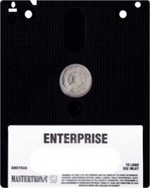 Cartridge artwork for Enterprise on the Amstrad CPC.