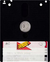 Cartridge artwork for Espada Sagrada, La on the Amstrad CPC.