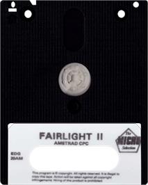Cartridge artwork for Fairlight 2 on the Amstrad CPC.