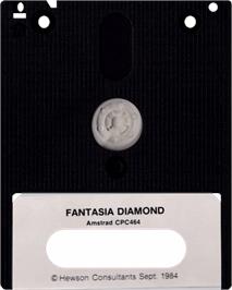 Cartridge artwork for Fantasia Diamond on the Amstrad CPC.
