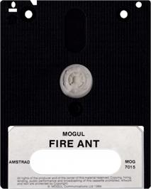 Cartridge artwork for Fire Ant on the Amstrad CPC.