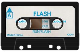 Cartridge artwork for Flash on the Amstrad CPC.