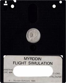 Cartridge artwork for Flight Simulation on the Amstrad CPC.
