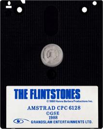 Cartridge artwork for Flintstones, The on the Amstrad CPC.