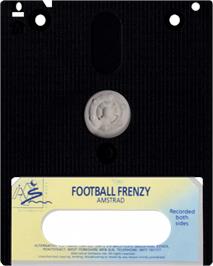 Cartridge artwork for Football Frenzy on the Amstrad CPC.