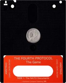 Cartridge artwork for Fourth Protocol, The on the Amstrad CPC.