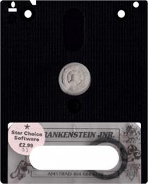 Cartridge artwork for Frankenstein Jnr. on the Amstrad CPC.