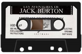 Cartridge artwork for Fugitif: Les Aventures de Jack Bludfield - Part 1 on the Amstrad CPC.