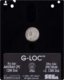 Cartridge artwork for G-Loc R360 on the Amstrad CPC.