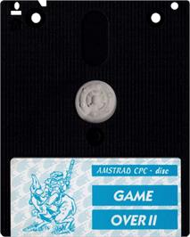 Cartridge artwork for Game Over 2 on the Amstrad CPC.