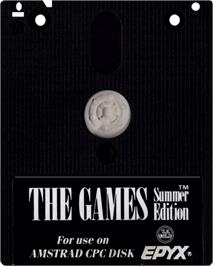 Cartridge artwork for Games: Summer Edition on the Amstrad CPC.