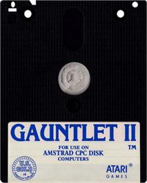 Cartridge artwork for Gauntlet II on the Amstrad CPC.