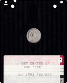 Cartridge artwork for Get Dexter on the Amstrad CPC.