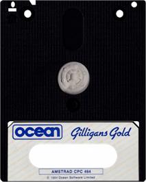 Cartridge artwork for Gilligan's Gold on the Amstrad CPC.