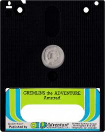 Cartridge artwork for Gremlins - The Adventure on the Amstrad CPC.