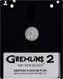 Cartridge artwork for Gremlins 2 - The New Batch on the Amstrad CPC.