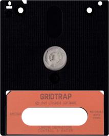 Cartridge artwork for Grid Trap on the Amstrad CPC.