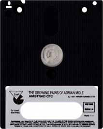 Cartridge artwork for Growing Pains Of Adrian Mole, The on the Amstrad CPC.