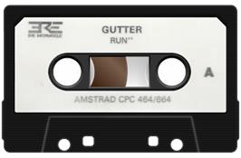 Cartridge artwork for Gutter on the Amstrad CPC.