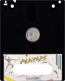Cartridge artwork for Guzzler on the Amstrad CPC.