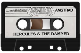 Cartridge artwork for Hercules: Slayer of the Damned on the Amstrad CPC.