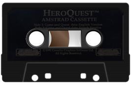Cartridge artwork for Hero Quest on the Amstrad CPC.