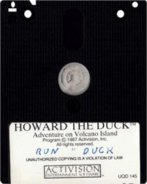 Cartridge artwork for Howard the Duck on the Amstrad CPC.