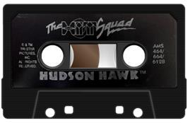 Cartridge artwork for Hudson Hawk on the Amstrad CPC.