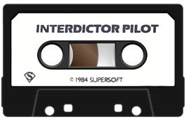 Cartridge artwork for Interdictor Pilot on the Amstrad CPC.