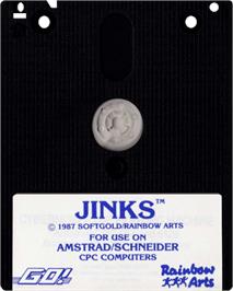 Cartridge artwork for Jinks on the Amstrad CPC.