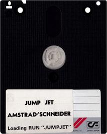 Cartridge artwork for Jump Jet on the Amstrad CPC.