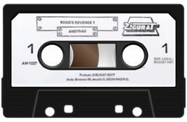 Cartridge artwork for Kong's Revenge on the Amstrad CPC.