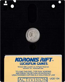 Cartridge artwork for Koronis Rift on the Amstrad CPC.