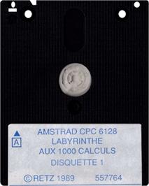 Cartridge artwork for Labyrinthe Aux Mille Calculs, Le on the Amstrad CPC.