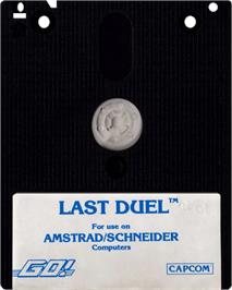 Cartridge artwork for Last Duel on the Amstrad CPC.